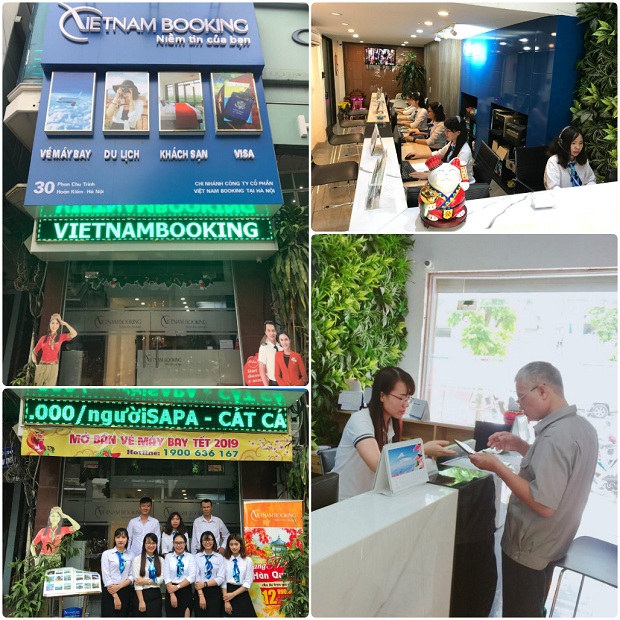 Đại lý vé máy bay Vietnam Booking tại Hà Nội