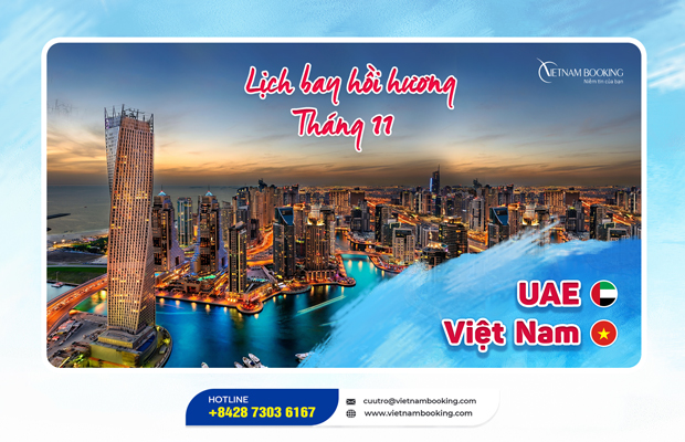 Đừng bỏ lỡ các chuyến bay từ UAE về Việt Nam tháng 12